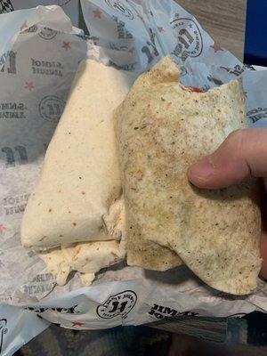 The "exact same wrap"