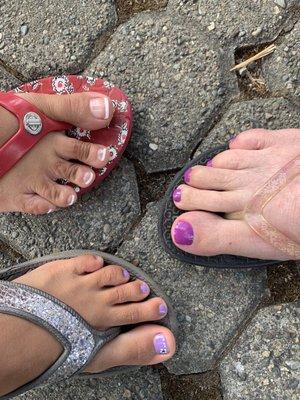 All our toes.