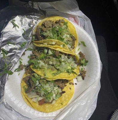 Carne asada tacos