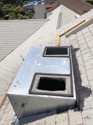 Install new platform on the roof