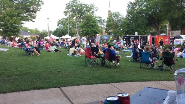 Stumptown Park in Matthews during the Charlotte Food Fight 2016