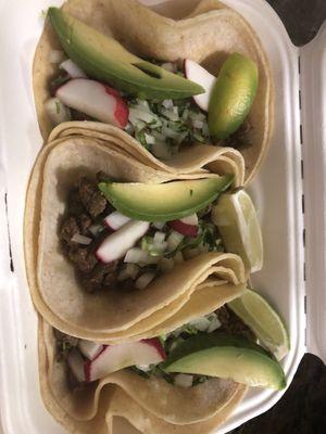 Steak tacos