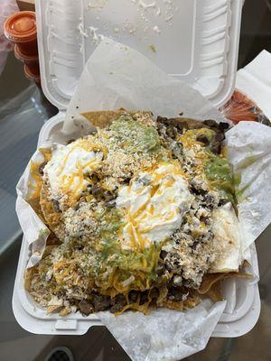 Carne Asada nachos