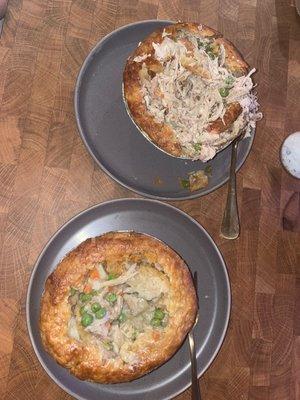 Good vs bad chicken pot pie