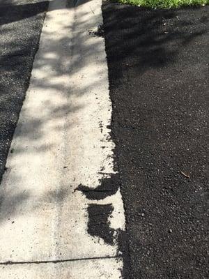 Company used low quality asphalt