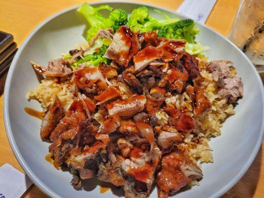 Beijing Roast Duck over Rice