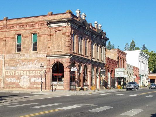 On the corner on historic street