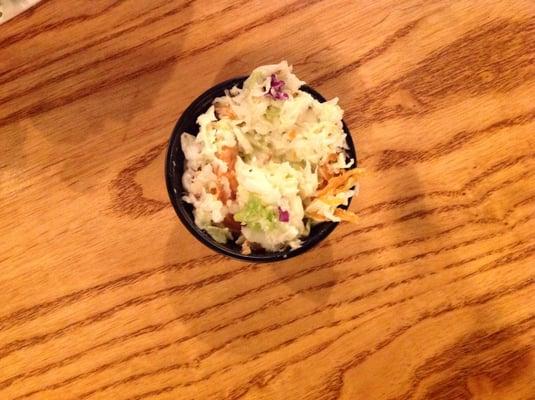 Slaw, tastes pretty good