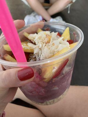 Luau Acai Bowl  Don't let this pic deceive you. They are large bowls!