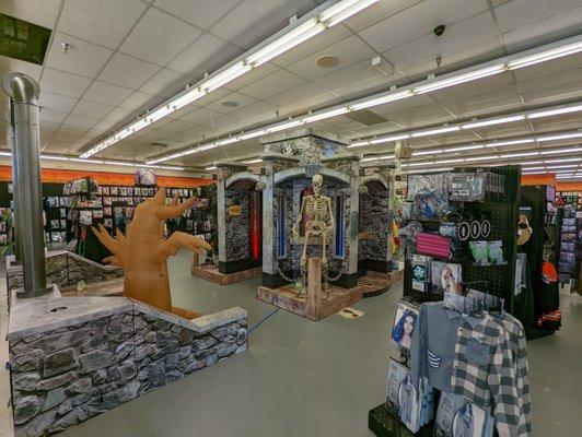 This is one of several displays inside the store.  Photo taken October 16, 2022.