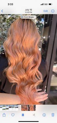 Newest color peach!