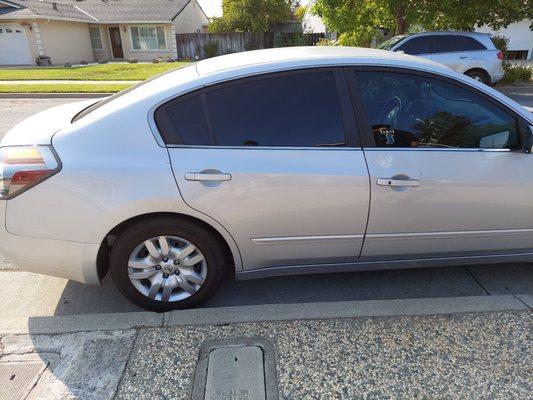 Window tinting Nissan Altima