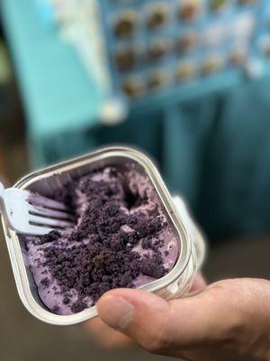 Ube cheesecake