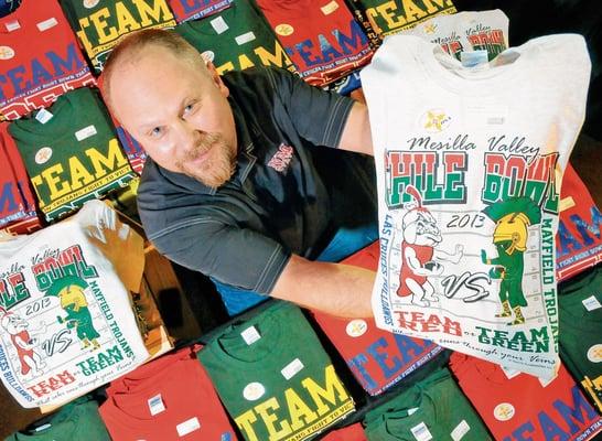 Sports Accessories offers screen-printing, embroidery, banners, decals, t-shirts, uniforms, team sales, booster club sales and much more!