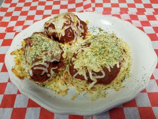 NEW ITEM!! Provolone Stuffed Chicken Parmesan Coming  5/7/18