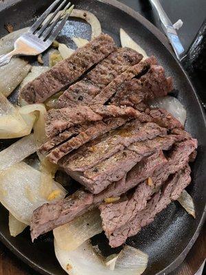 Steak fajitas