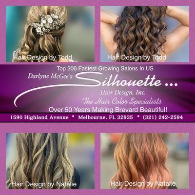 Formal Styles Silhouette hair Designs Melbourne Fl
 32925
 242-2594