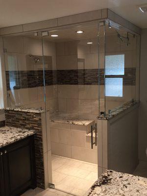 Frameless Shower