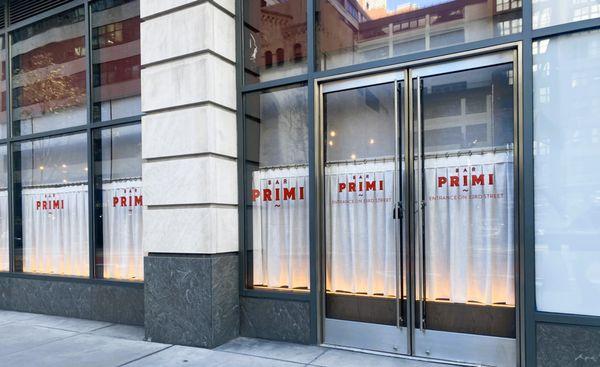 Bar Primi - entrance on 33rd st side