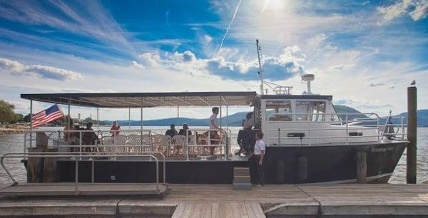 Boarding the Evening Star at Riverfront Green - Peekskill, NY