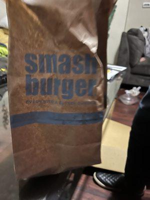 Smash burger bag