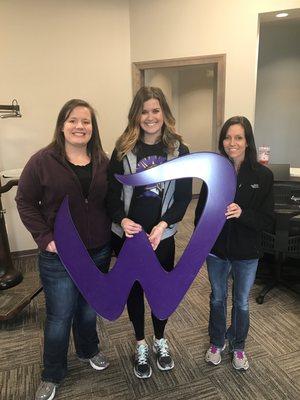 Andrea (dental assistant), Dr. Brown & Sheila (front office)