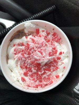 Peppermint Hot Chocolate...YES, they still have it at most locations, you have to ask for it!