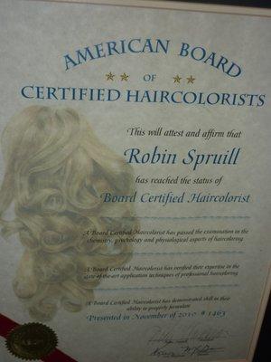 American Board of Certified Haircolorist