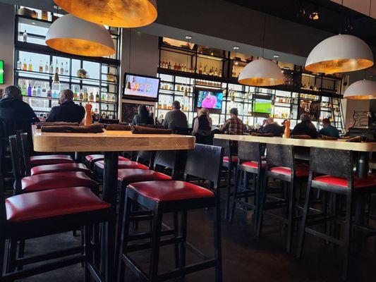 Bar area and high tables