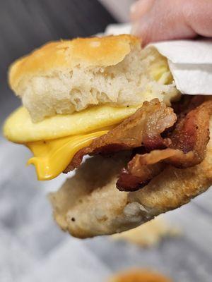 The Nice. Biscuit with Bacon, Egg, and Cheese. Really nice!