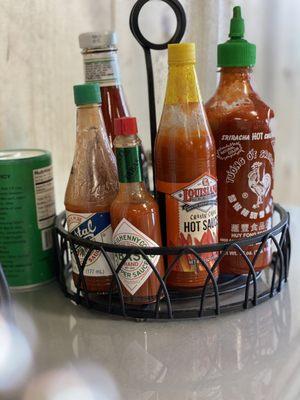 Full hot sauce options !