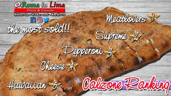 Come try our Calzone! Nothing else to say unless you try it :)) Only in Roma in Lima!!!!