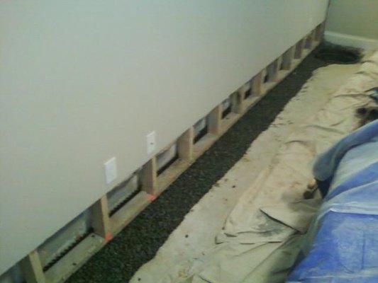 We can work with finished basements!