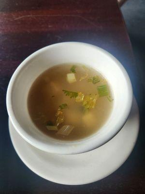 Ginger rice soup