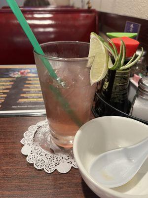 Sea breeze cocktail