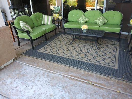 Outside patio furniture