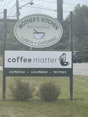 Sign of Coffee Matter