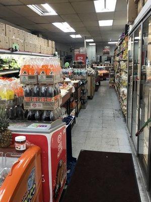 Inside convenient store