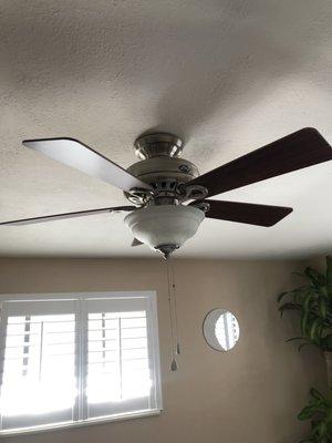 Ceiling fan install