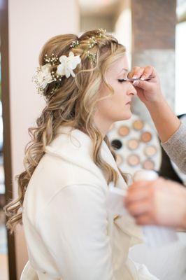 Beautiful bridal styling by Ashton!