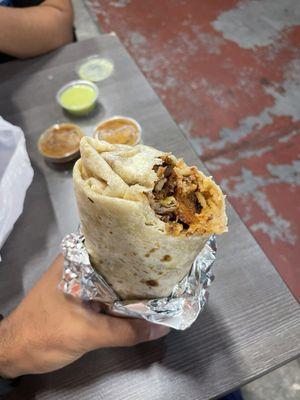 Super burrito al pastor