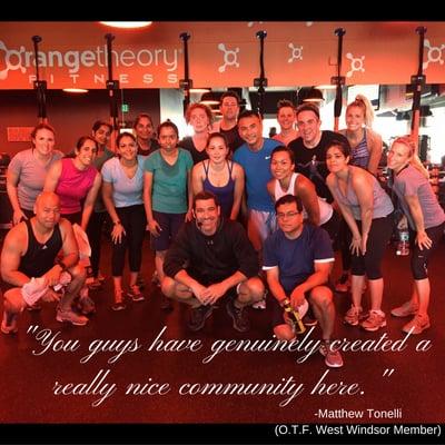 Most of our members feel like we're not just a fitness studio but a really nice community where everyone motivates each other.