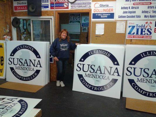 Union Signs and Printing prints for local elections as well as state-wide campaigns.