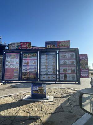 Drive Thru Menu