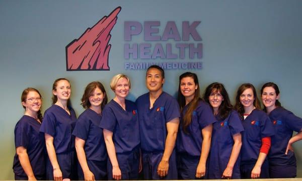 The staff at Peak Health!