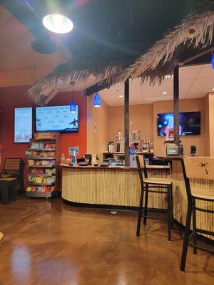 Front counter. Good beers on tap