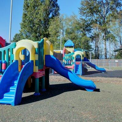 Two larger playgrounds at our wonderful facility!