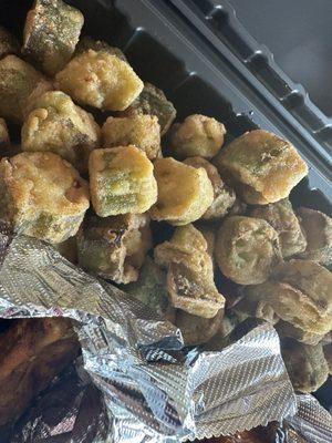 Fried okra