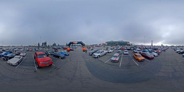 K&N Engineering Cars and Coffee Angel Stadium in Anaheim California in 360°!