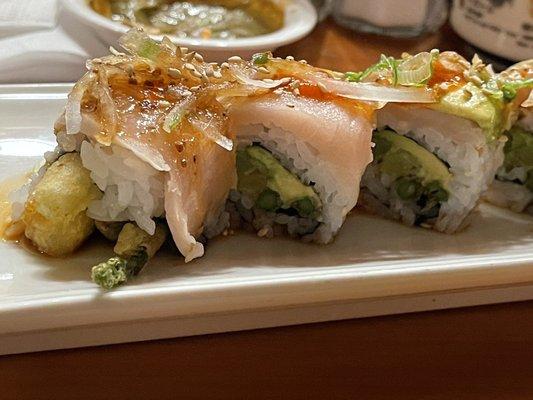 Up close of heaven roll